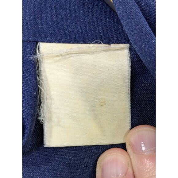 Smithsonian Institution Kimono Womens Small Embroidered Navy Robe Floral Belt - Picture 6 of 11